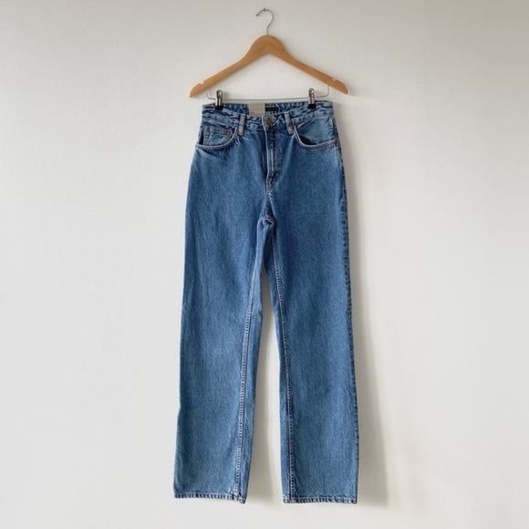 NWT Nudie Jeans Wide Leg High Waist Loose/Relaxed Fit Tall Long Sz 30x34 - Picture 3 of 11